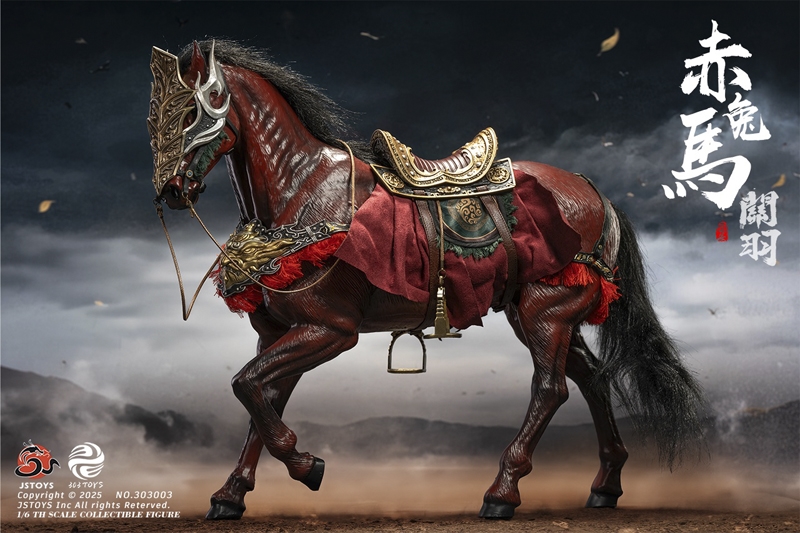 Red Hare Horse - Three Kingdoms - 303 Toys x JS Toys 1/6 Scale Figure