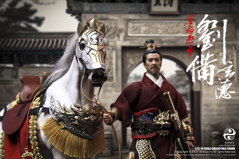 Liu Bei Xuande Deluxe Battle Field - Three Kingdoms - 303 Toys 1/12 Scale Figure