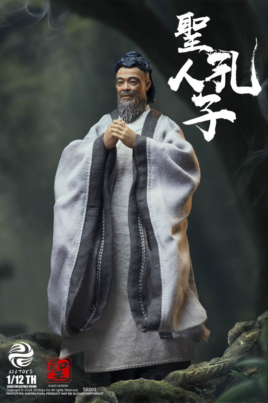 Confucius The Sage Teacher Standard Version - Sage Series - 303 Toys 1/12 Scale Figure