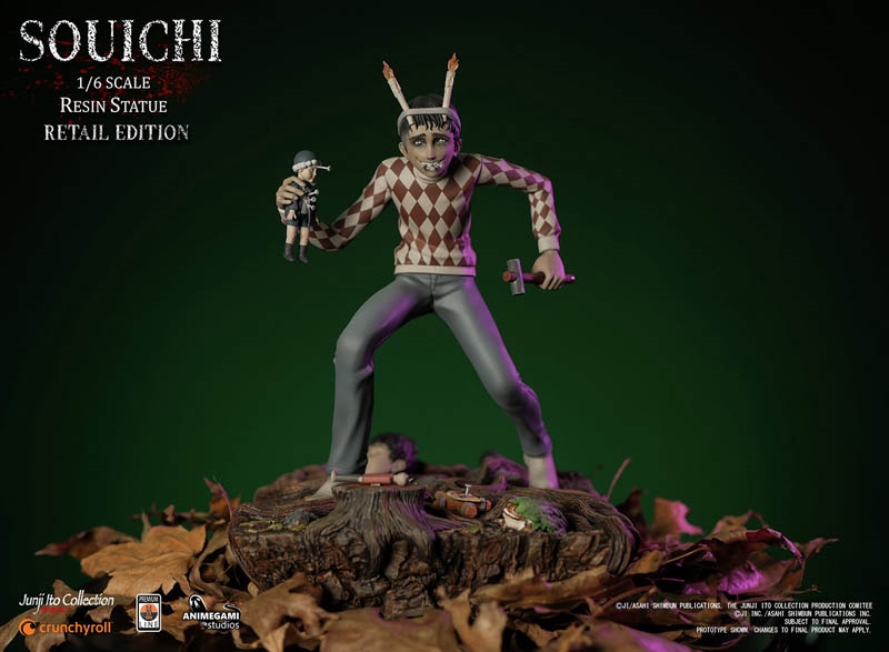 Souichi - Junji Ito Crunchyroll - Animegami Studios - Statue