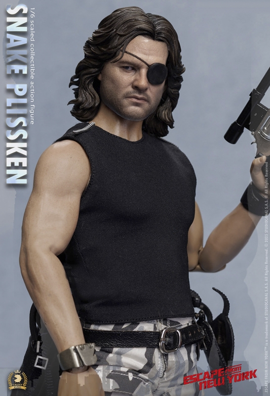 Snake Plissken (Sculpted Hair Version) - Escape from New York - Asmus 1/6 Scale Figure