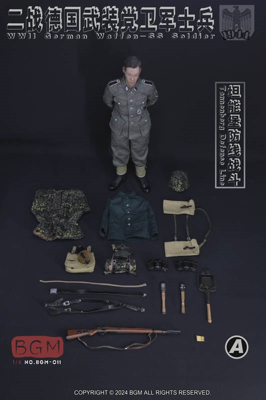 Tannenberg Defense Line 1944 WWII German Waffen SS - BGM 1/6 Scale Accessory Set