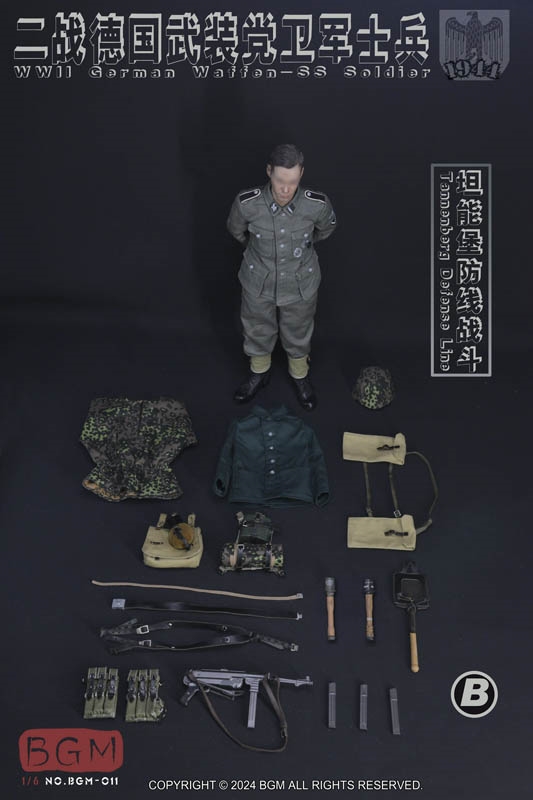 Tannenberg Defense Line 1944 WWII German Waffen SS Version B - BGM 1/6 Scale Accessory Set