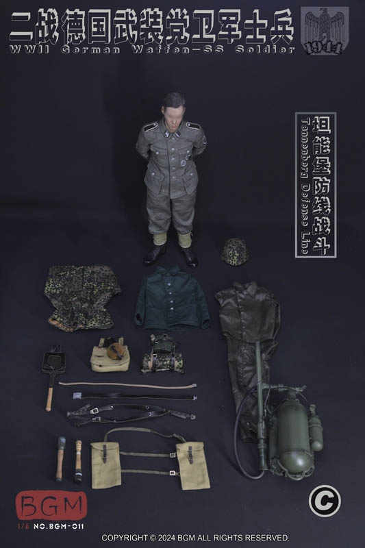 Tannenberg Defense Line 1944 WWII German Waffen SS Version C - BGM 1/6 Scale Accessory Set