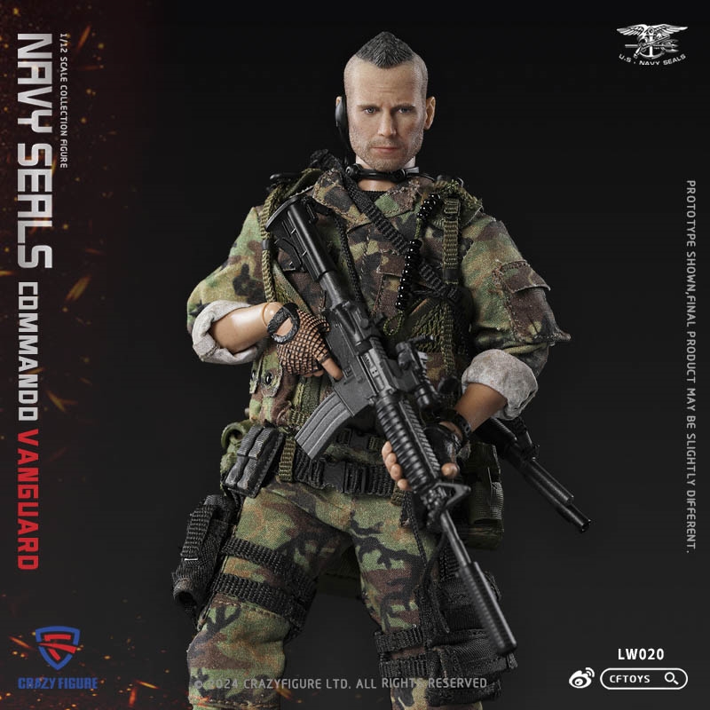 Special Assault Team Top Soldier - Crazy Figure 1/12 Scale Figure