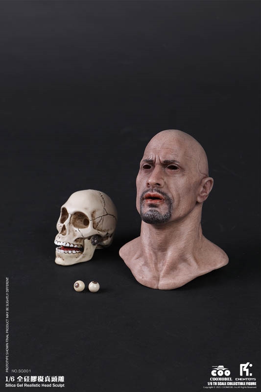 Silica Gel Realistic Head Sculpt - CM Toys x Chen Toys 1/6 Scale Head