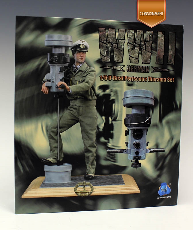 WWII German 1/6 U-Boat Periscope Diorama Set - DiD 1/6 Scale Figure - CONSIGNMENT