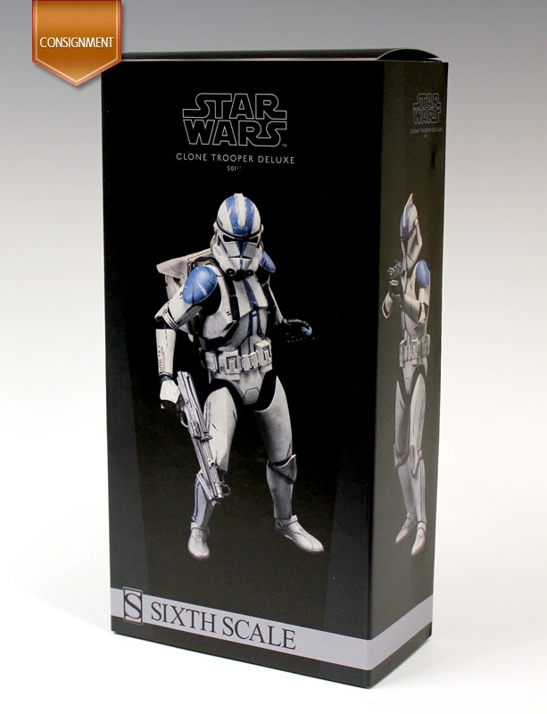 Star Wars Clone Trooper Deluxe: 501st Sixth Scale Figure By Sideshow ...