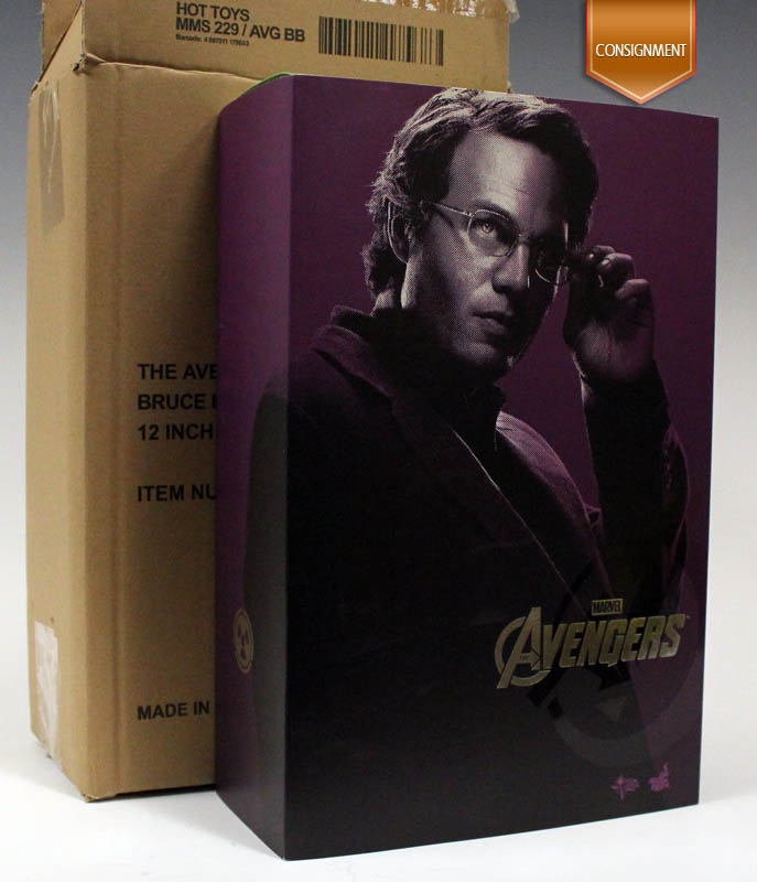 Bruce Banner The Avengers Hot Toys Mms 229 1 6 Scale Figure Consignment