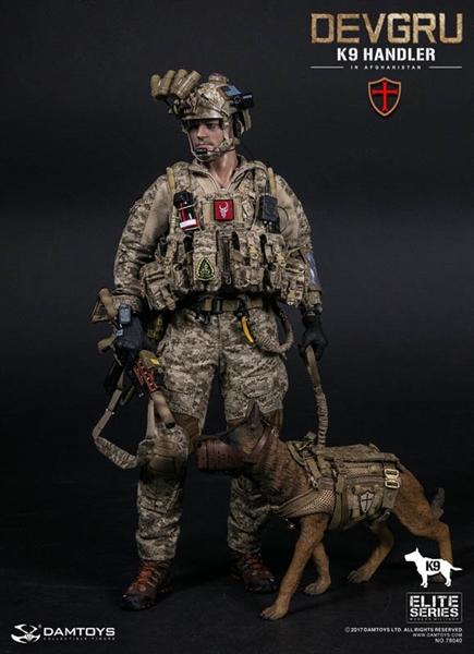 DEVGRU Canine Handler with Dog - DAM 1/6 Scale Figure