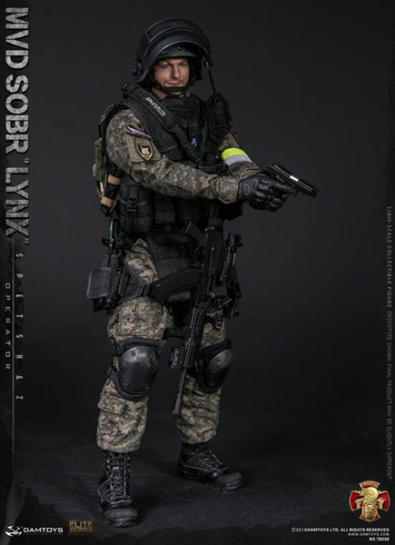 RUSSIAN SPETSNAZ MVD - SOBR LYNX Action Figure - DAM Toys 1/6 Scale Figure