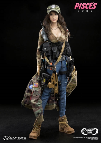 Lucy - Combat Girl Series - Pisces - DAM Toys 1/6 Scale Figure