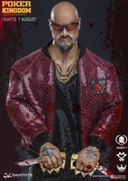 August Hearts 7 Deluxe Version - Poker Kingdom - DAM Toys 1/6 Scale Figure