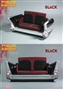 Car Sofa for August Hearts 7 in Black - Poker Kingdom - DAM Toys 1/6 Scale Figure