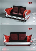 Car Sofa for August Hearts 7 in Red - Poker Kingdom - DAM Toys 1/6 Scale Figure