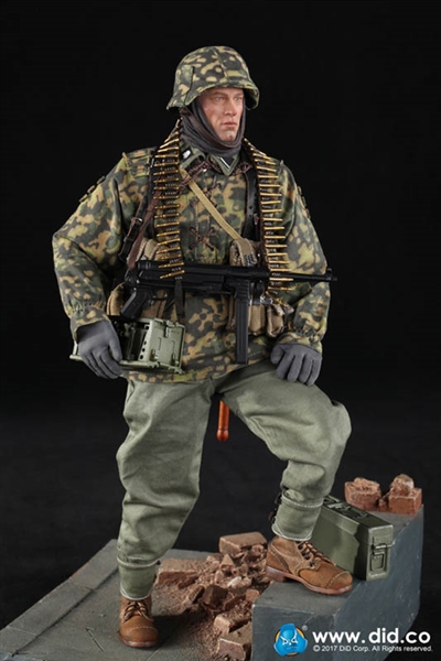 Baldric - 3rd SS Panzer-Division MG34 Gunner - DID 1/6 Scale Figure