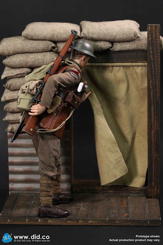 Trench Diorama Set B - World War I - DiD 1/6 Scale Figure Accessory