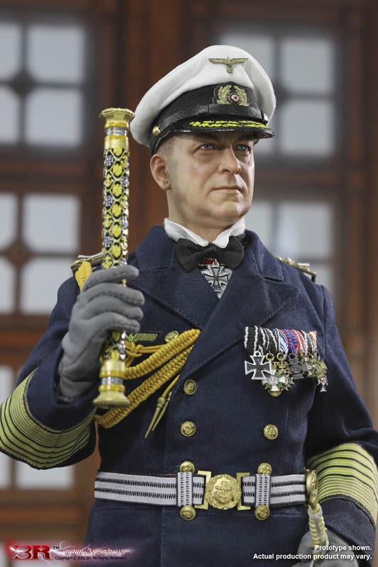 Erich Raeder - WWII German Großadmiral - DiD 1/6 Scale Figure