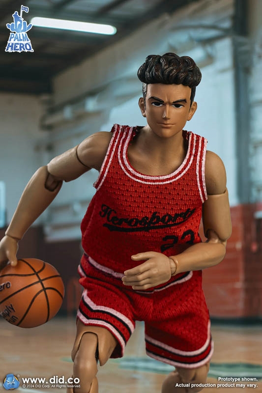 The Basketball Player Red Team - Palm Hero Simply Fun Series - DID 1/12 Scale Figure