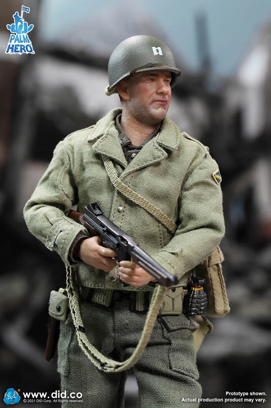 Captain Miller - US Ranger 2nd Battalion - Palm Hero Series - DiD 1/12 Scale Figure