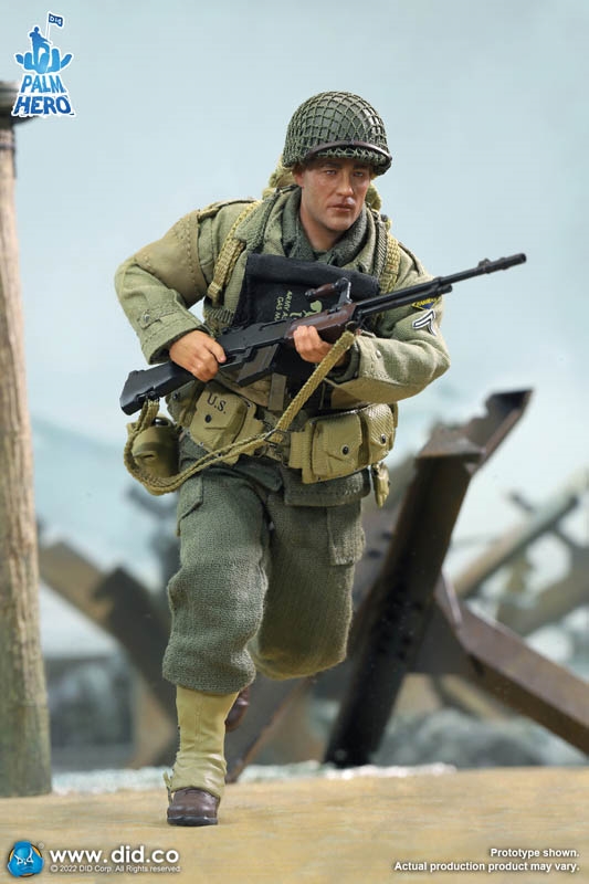 Private Reiben - US 2nd Ranger Battalion Series 4 - DiD 1/12 Palm Hero Series