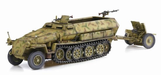 1/72 Sd.Kfz.251 Ausf.C + 3.7cm PaK 35/36 Pz.Gren. Rgt12.4.Pz.Division ...