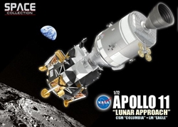 1/72 Apollo 11 "Lunar Approach" CSM "Columbia" + LM "Eagle" (Space)