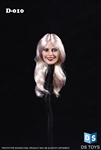 Female Head Sculpt with Blond Hair - DS Toys 1/6 Scale Accessory