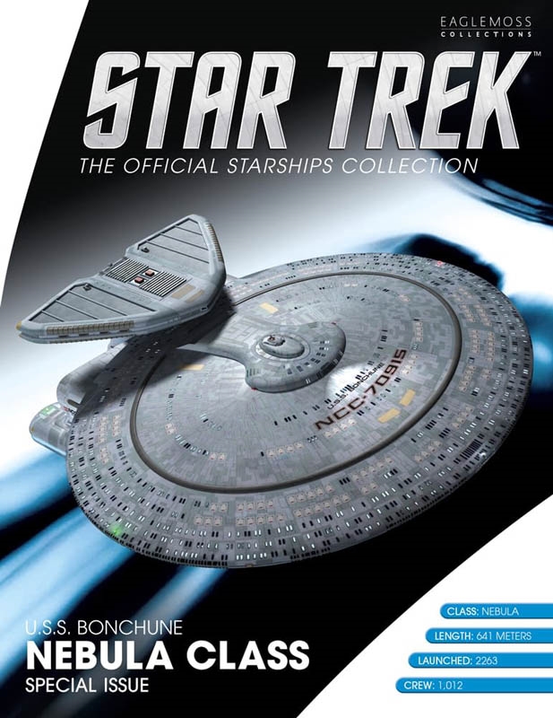 USS Bonchune NCC-70915 - Federation Nebula-Class - Eaglemoss Star Trek Collection