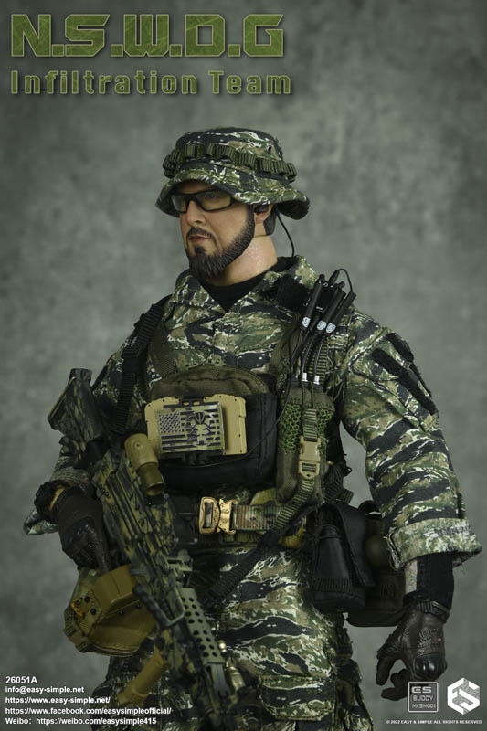N.S.W.D.G Infiltration Team - Version A - Easy and Simple 1/6 