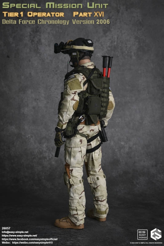 SMU Tier 1 Operator Part XVI Delta Force Chronology Version 2006 - Easy and  Simple 1/6 Scale Figure