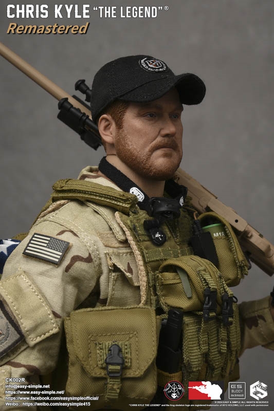 Chris Kyle "The Legend" Remastered Regular Version - Easy and Simple x Black Ops Toys 1/6 Scale Figure