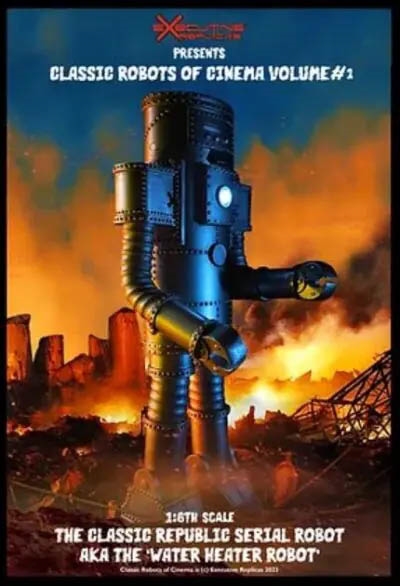 Classic Republic Serial Robot aka Water Heater Robot - Executive Replicas 1/6 Scale Figure