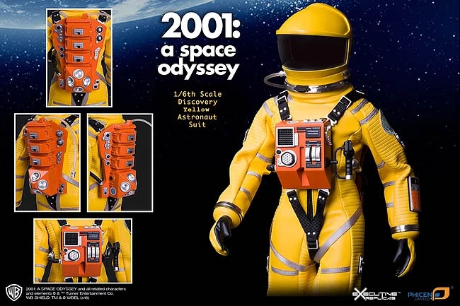 Discovery Astronaut - Yellow Suit - 2001: A Space Odyssey - Executive Replicas 1/6 Scale Accessory