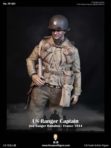 Us Ranger Captain 2nd Ranger Btn World War Ii Facepool 1 6
