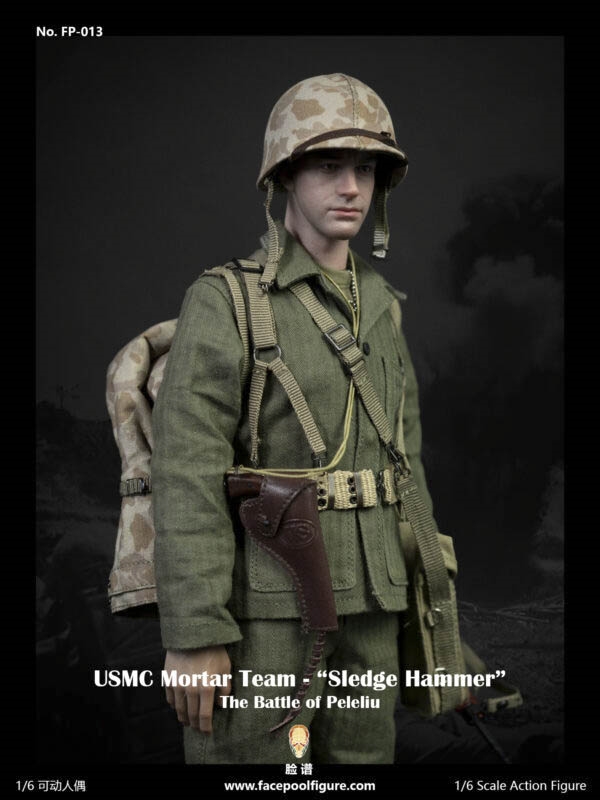 USMC Mortar Team “Sledge Hammer” - Standard Version - Facepool 1/6 Scale Figure