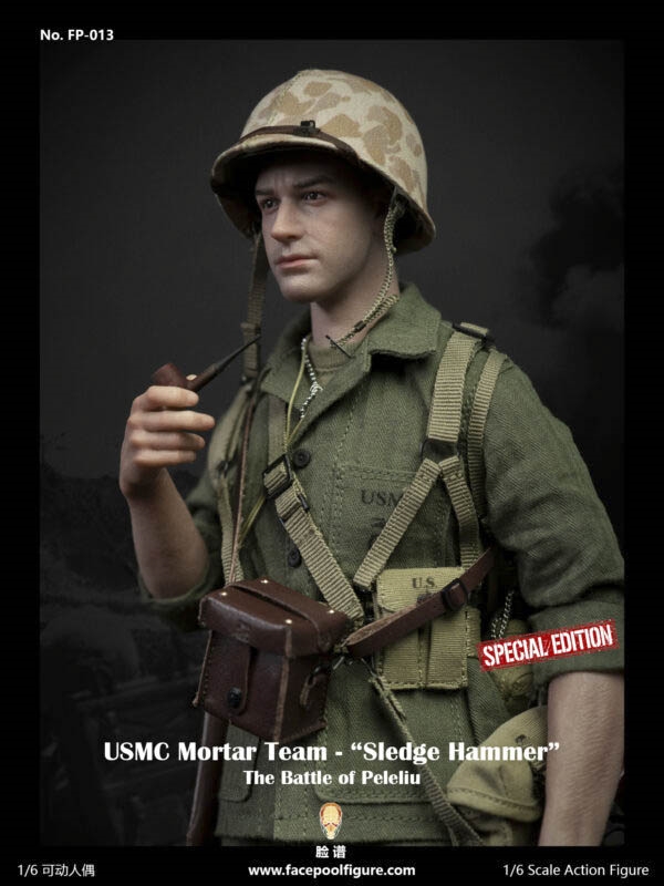 USMC Mortar Team “Sledge Hammer” - Special Version - Facepool 1/6 Scale ...