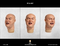Caucasian Male Head Sculpt with Expression - Facepool 1/6 Scale Accessory