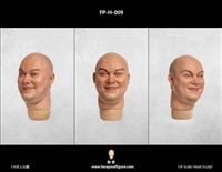 Caucasian Male Head Sculpt with Expression - Facepool 1/6 Scale Accessory