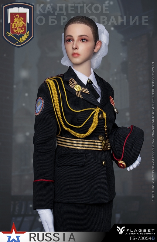 Russian Female Soldiers - Ninth Women's Military Academy - Flagset 1/6 Scale Figure