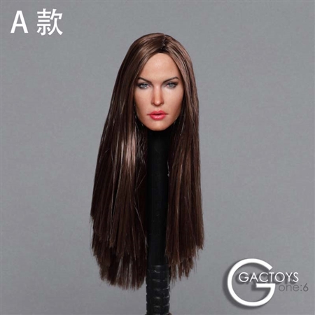 Caucasian Women’s Head Sculpt - Version A - GAC Toys 1/6 Scale