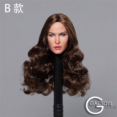 Caucasian Women’s Head Sculpt - Version B - GAC Toys 1/6 Scale