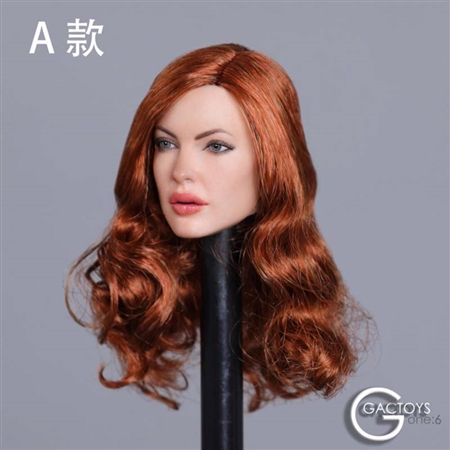 Caucasian Woman's Head Sculpt - Version A - GAC Toys 1/6 Scale Accessory