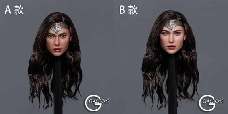 Women's Head Sculpt - Two Versions - GAC Toys 1/6 Scale Head