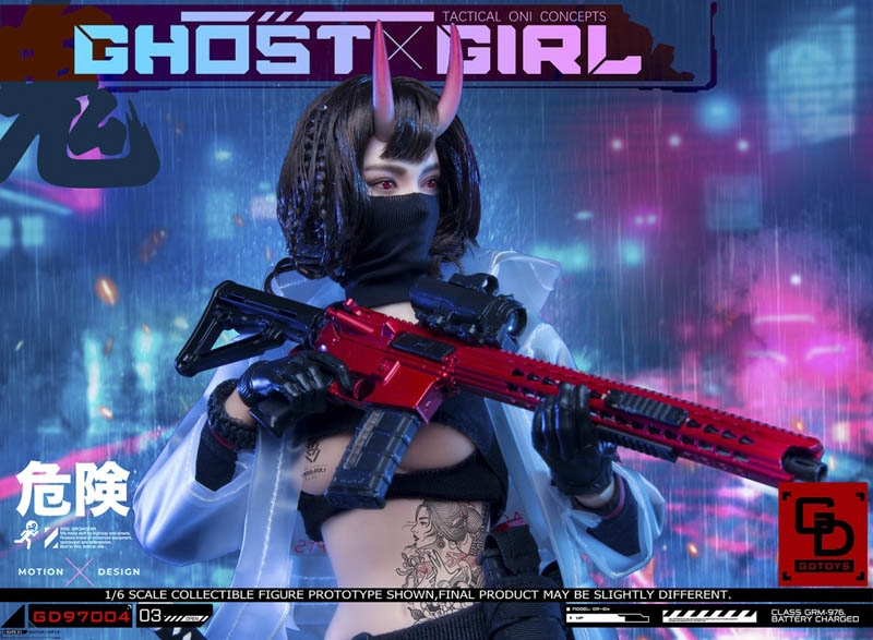 FLAGSETxGDTOYS 1/6 GHOST GIRL アクションフィギュア 割引ショップ