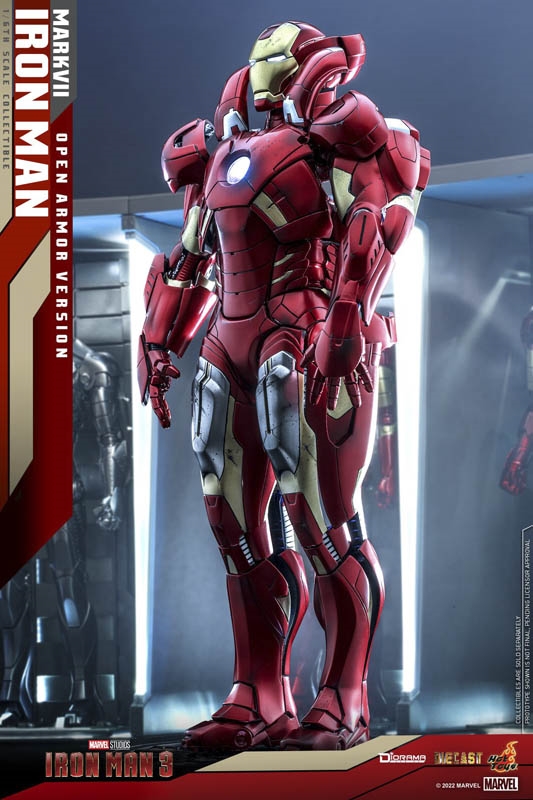 Iron Man Mark VII Open Armor Version - Iron Man 3 Escala 1:6 por Hot Toys  Tooys :: Coleccionables e Infantiles