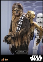 Chewbacca  with Disassembled C-3PO - Star Wars - Hot Toys MMS766 1/6 Scale Figure