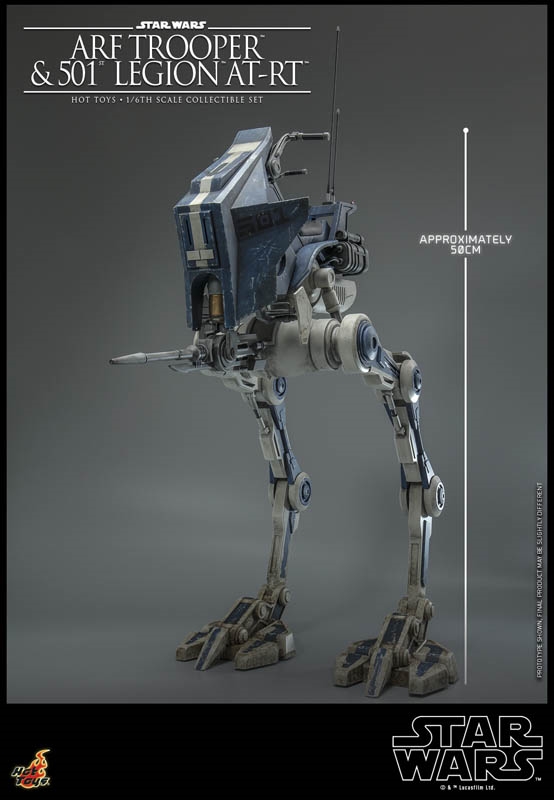 ARF Trooper and 501st Legion AT-RT - Star Wars: The Clone Wars - Hot Toys  TMS091 Collectible Figure