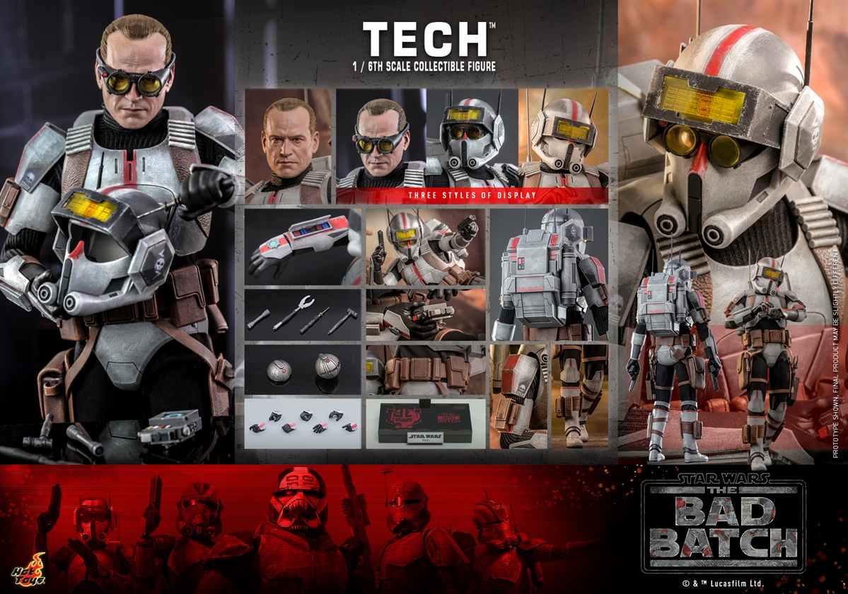 Tech - The Bad Batch - Hot Toys TMS098 1/6 Scale Figure