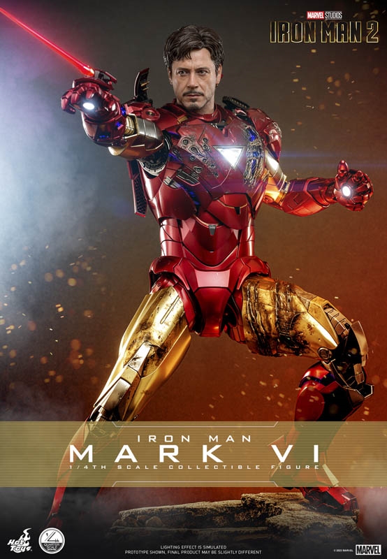 Iron Man Mark VI - Iron Man 2 - Hot Toys QS025 Quarter Scale Figure